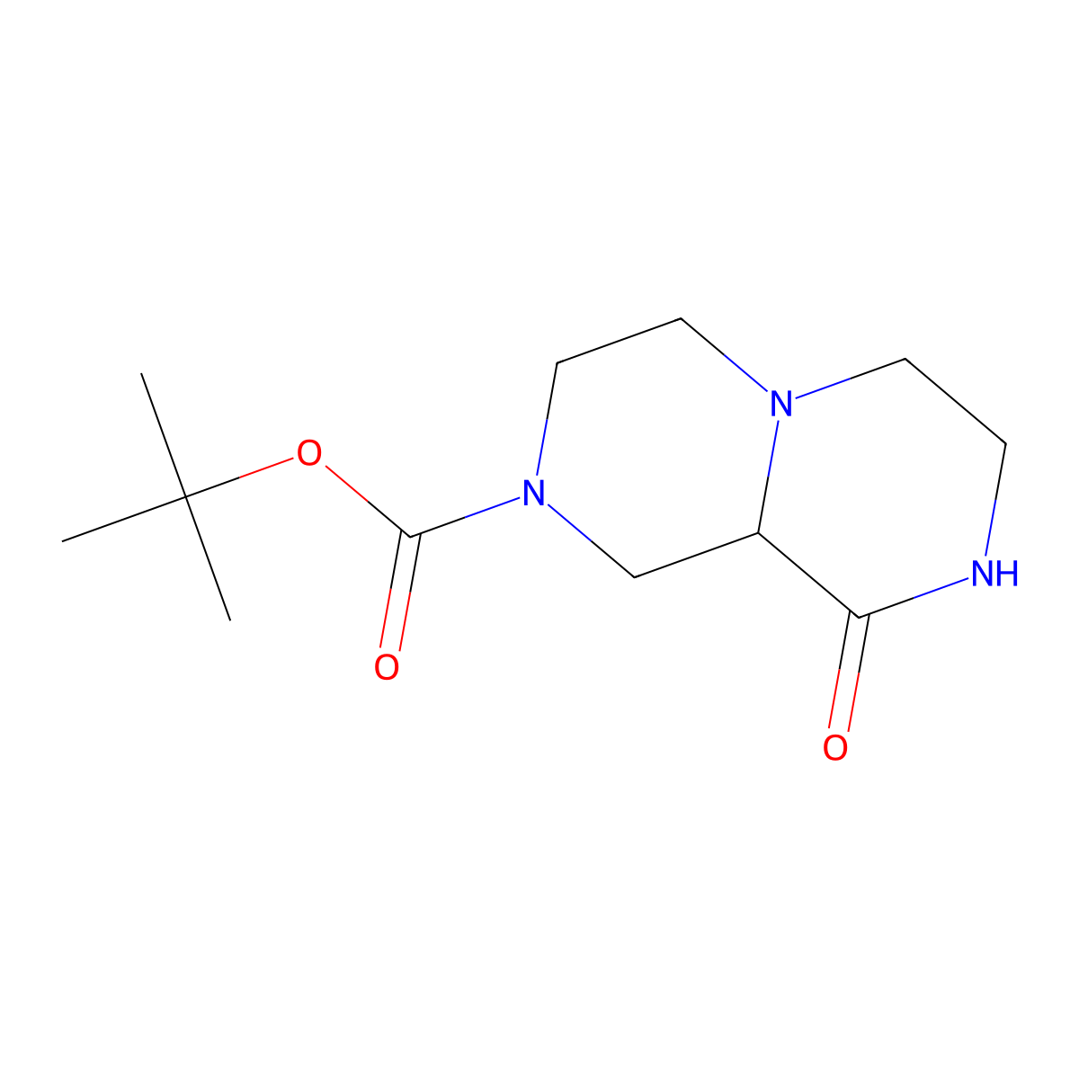 tert-Butyl (S)-9-oxooctahydro-2H-pyrazino[1,2-a]pyrazine-2-carboxylate molecular structure, CAS 2832618-73-0