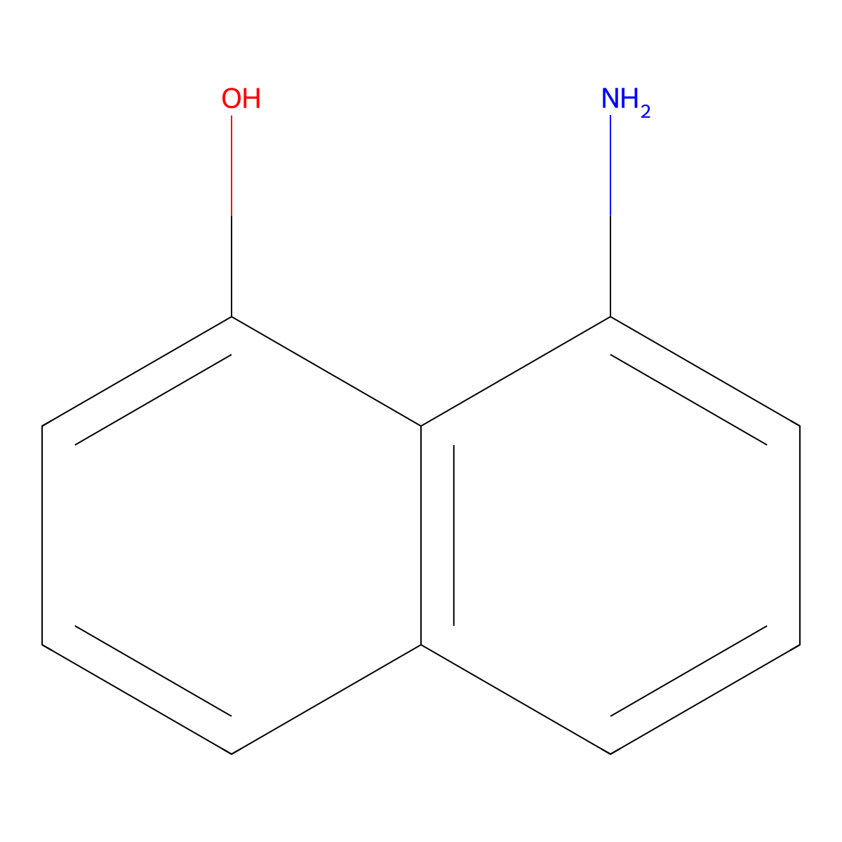 8-Aminonaphthol molecular structure, CAS 2834-91-5