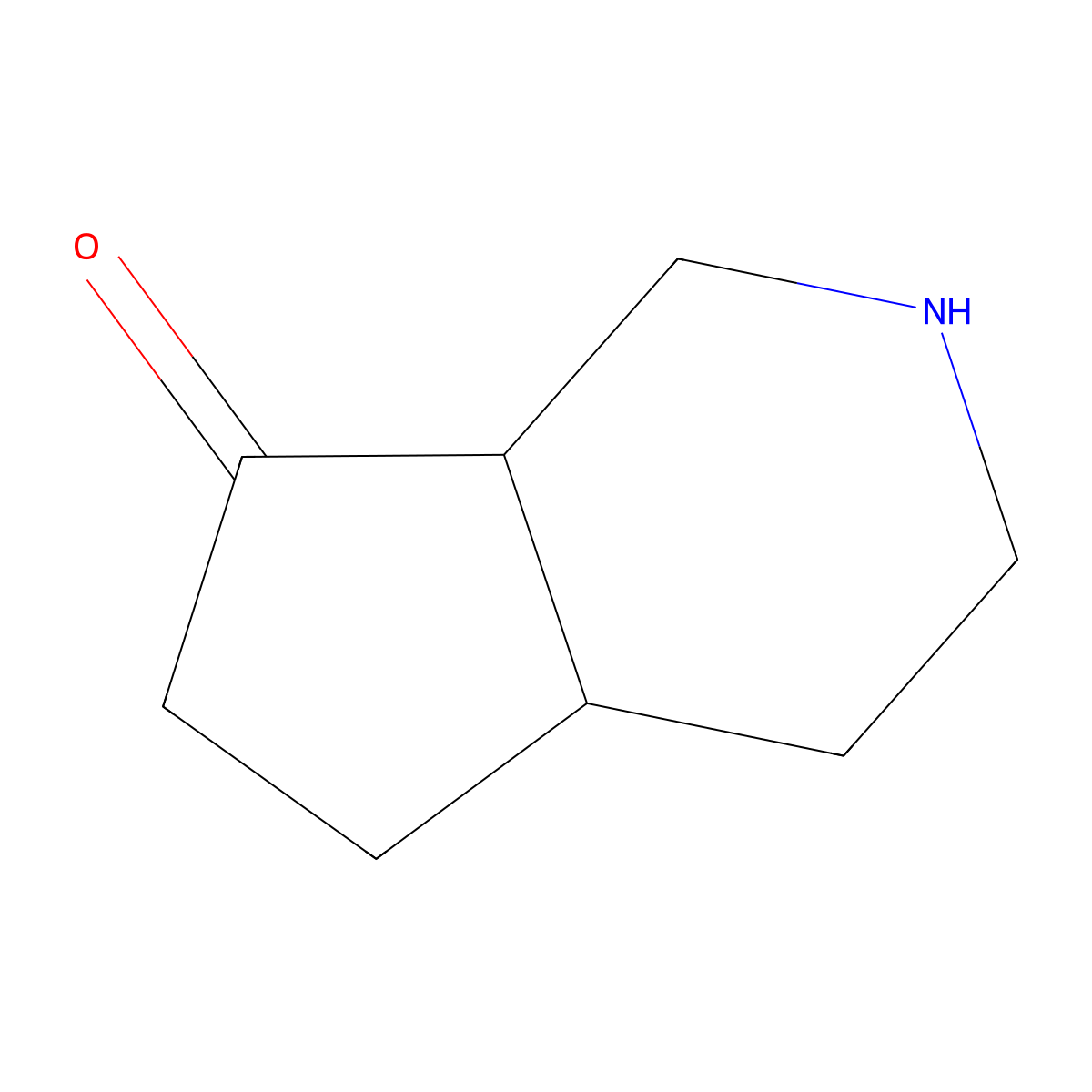 Rel-(4aR,7aR)-octahydro-7H-cyclopenta[c]pyridin-7-one molecular structure, CAS 2835302-34-4