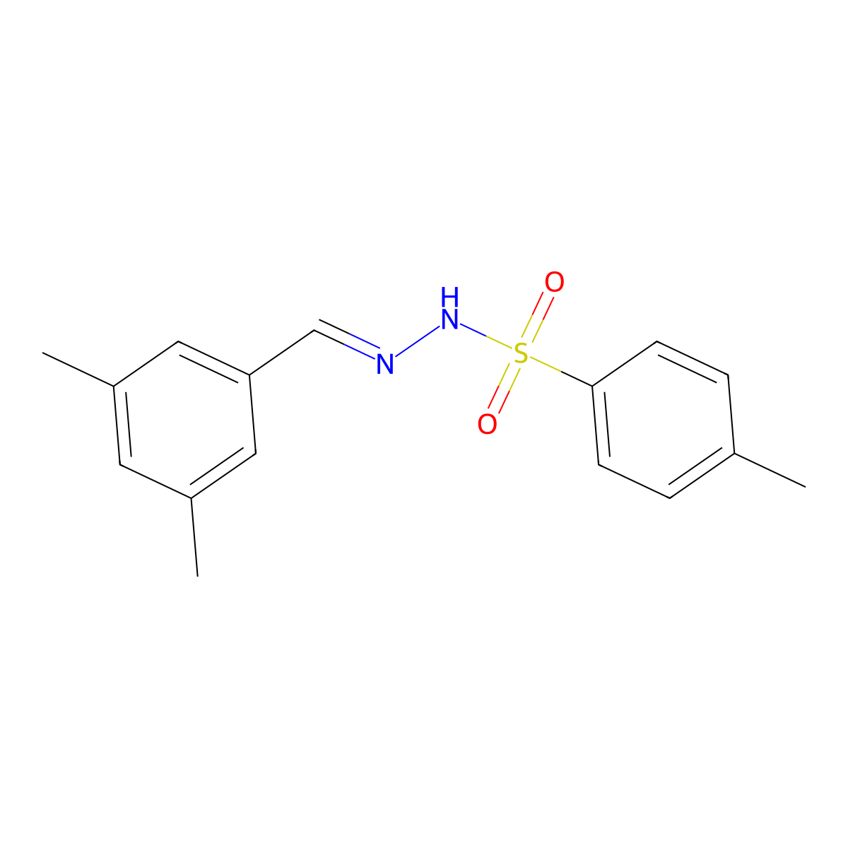 N'-(3,5-Dimethylbenzylidene)-4-methylbenzenesulfonohydrazide molecular structure, CAS 2835566-98-6