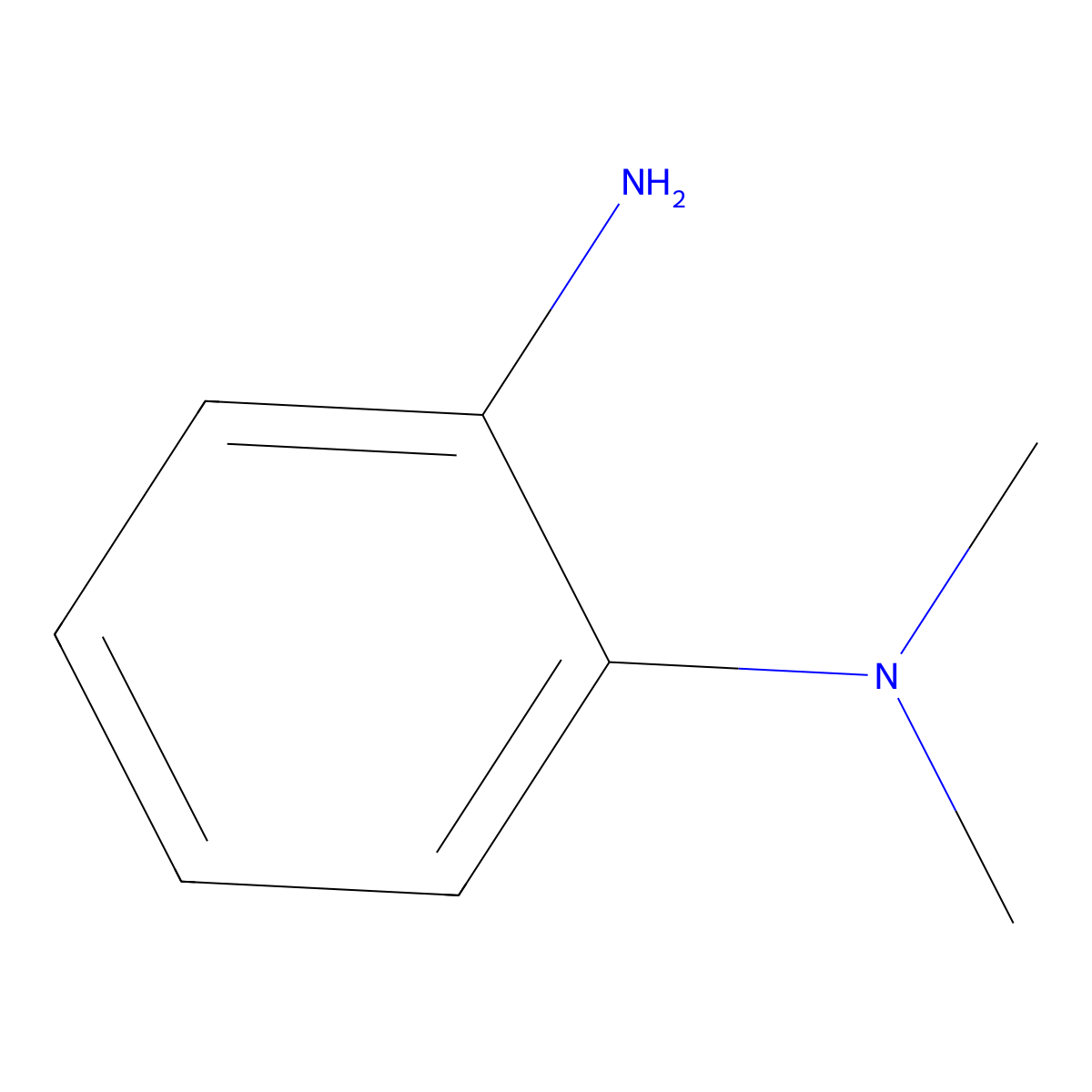 1,2-Benzenediamine, N1,N1-dimethyl- molecular structure, CAS 2836-03-5