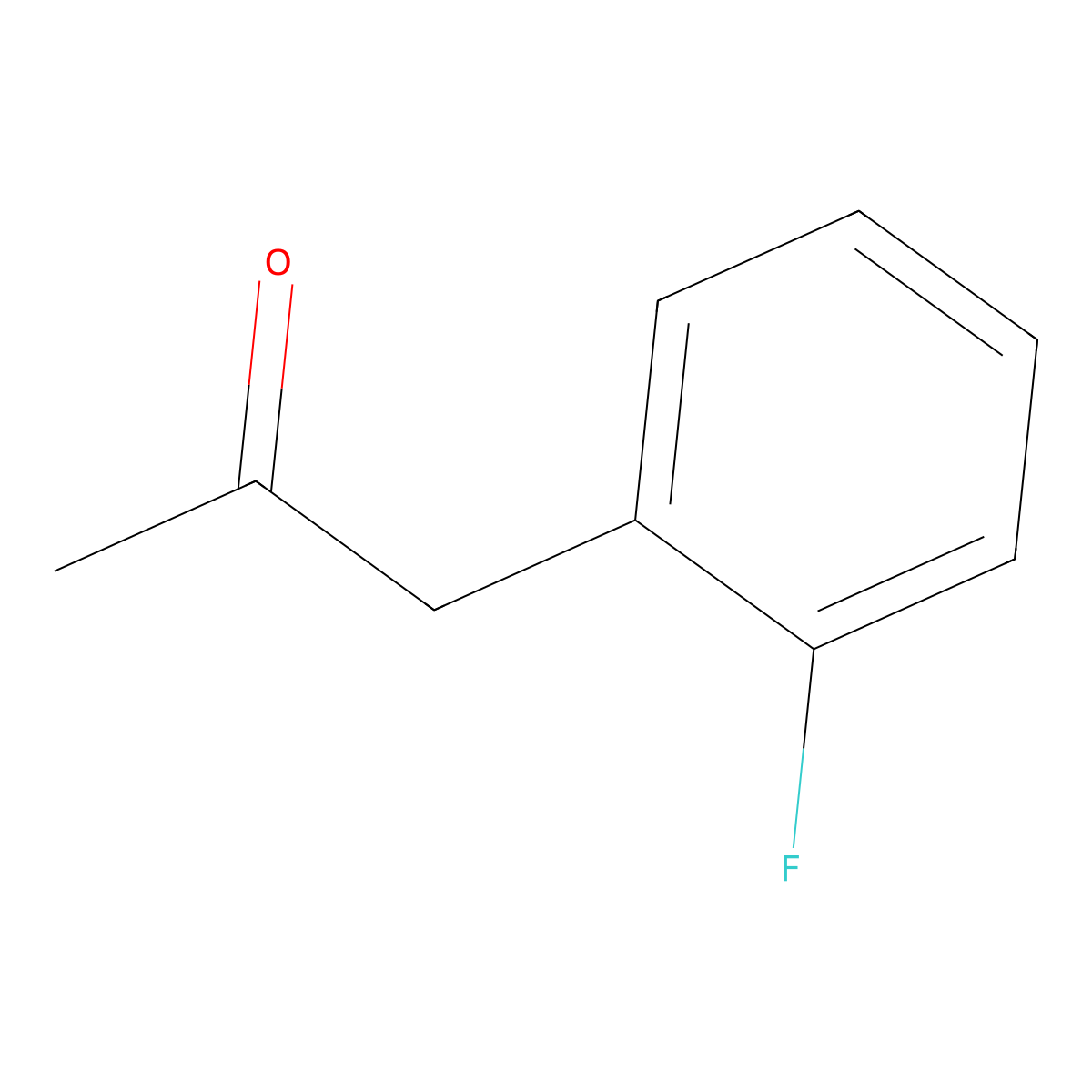 1-(2-Fluorophenyl)acetone molecular structure, CAS 2836-82-0