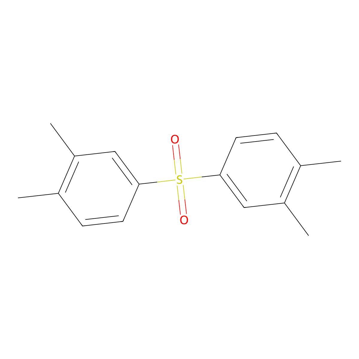 Di-3,4-xylyl sulfone molecular structure, CAS 28361-43-5
