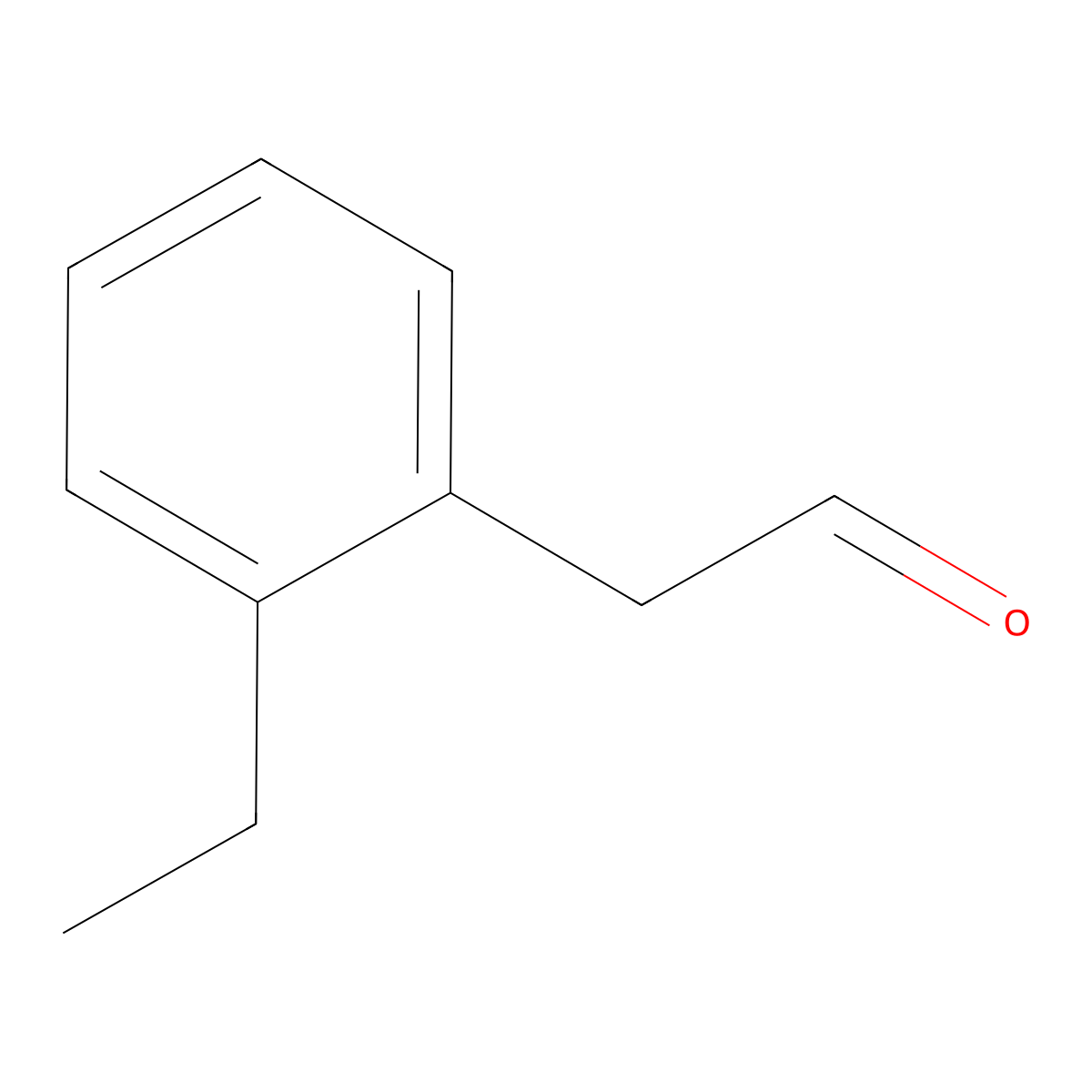 (2-Ethylphenyl)acetaldehyde molecular structure, CAS 28362-76-7