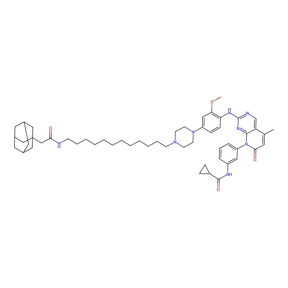 Akt3 degrader 1 molecular structure, CAS 2836342-69-7
