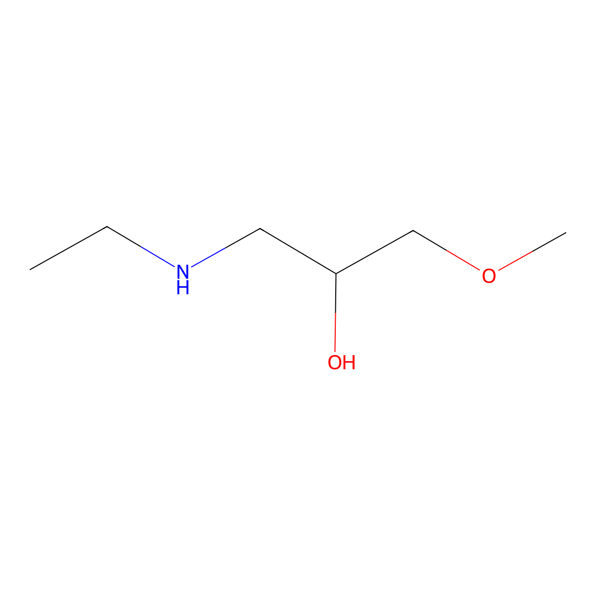 ethyl[(2S)-2-hydroxy-3-methoxypropyl]amine molecular structure, CAS 2836783-70-9
