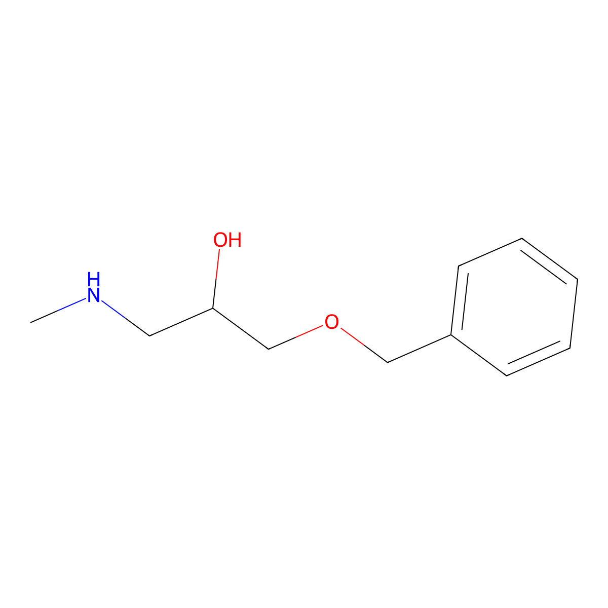 [(2S)-3-(benzyloxy)-2-hydroxypropyl](methyl)amine molecular structure, CAS 2836788-97-5
