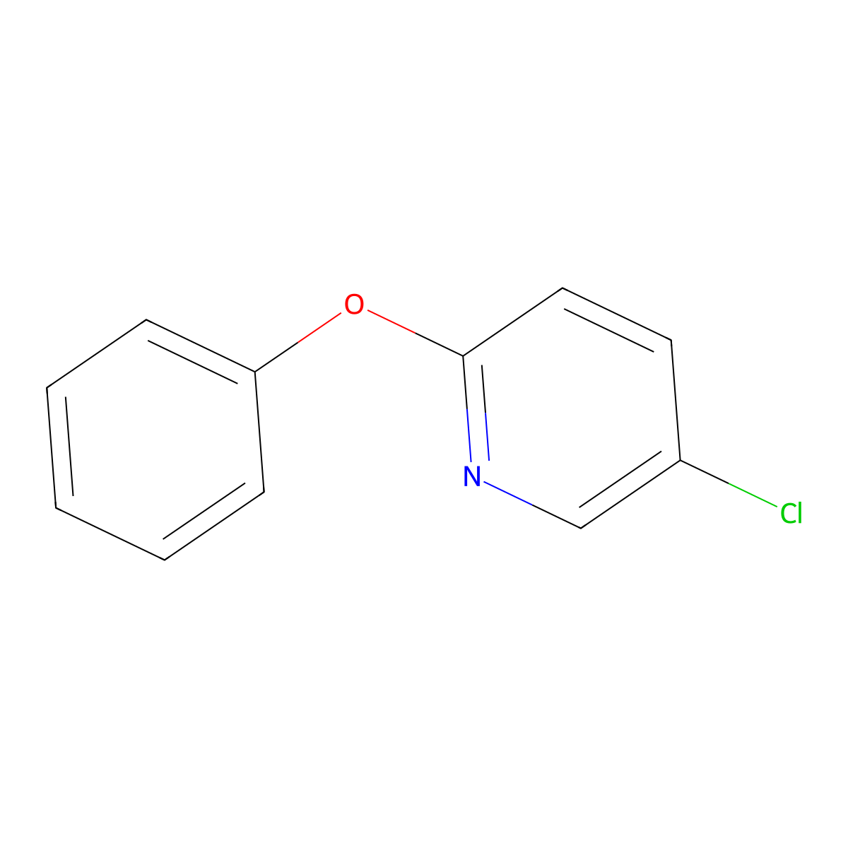5-Chloro-2-phenoxypyridine molecular structure, CAS 28373-51-5