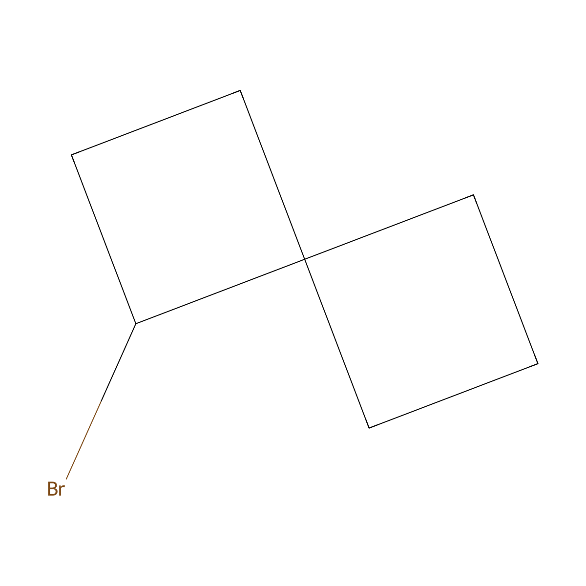 1-Bromospiro[3.3]heptane molecular structure, CAS 2837652-69-2