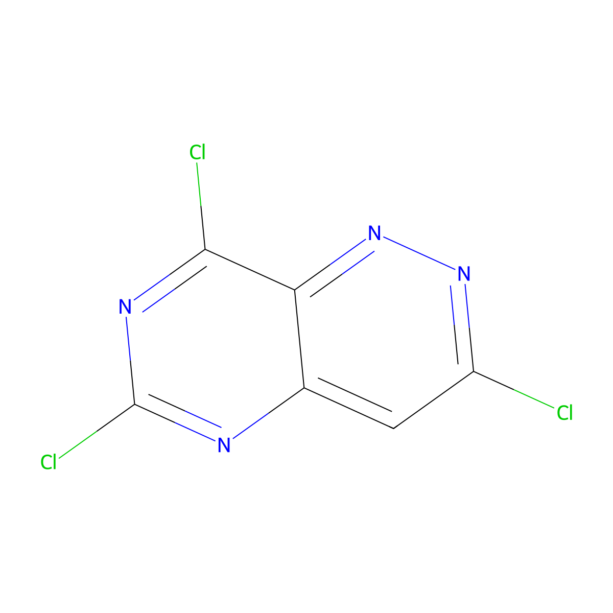 3,6,8-Trichloropyrimido[5,4-c]pyridazine molecular structure, CAS 2837903-52-1