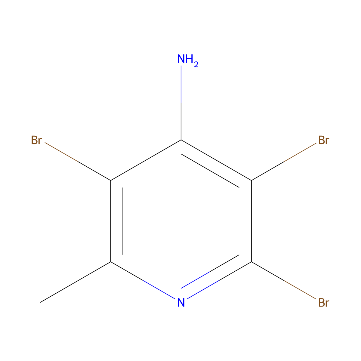 2,3,5-Tribromo-6-methyl-pyridin-4-amine molecular structure, CAS 2838620-86-1