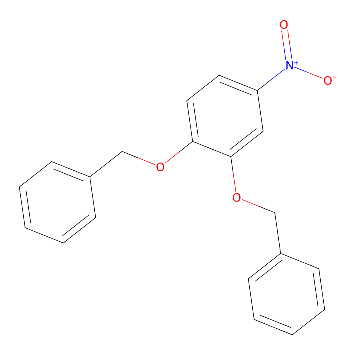 1,2-Bis(benzyloxy)-4-nitrobenzene molecular structure, CAS 28387-13-5