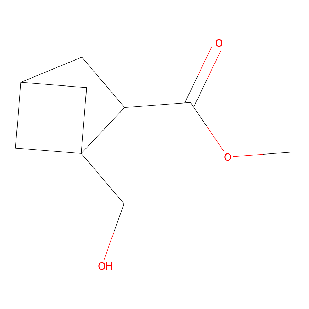 Methyl1-(hydroxymethyl)bicyclo[2.1.1]hexane-2-carboxylate molecular structure, CAS 2839157-08-1