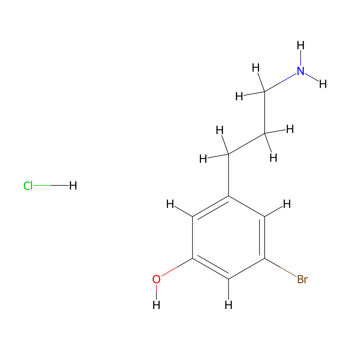3-(3-Aminopropyl)-5-bromophenolhydrochloride molecular structure, CAS 2839157-18-3