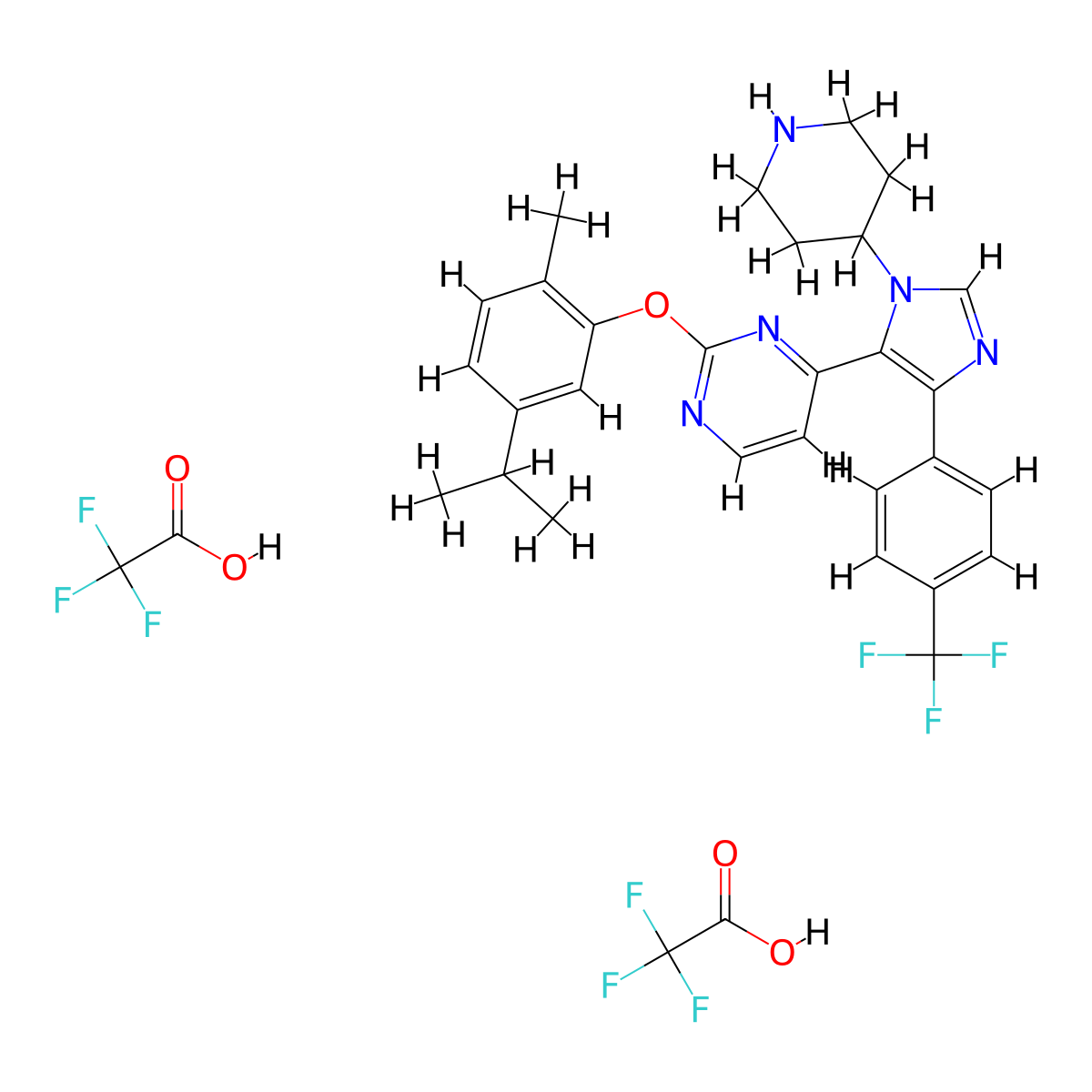 iBRD4-BD1 (diTFA) molecular structure, CAS 2839318-20-4
