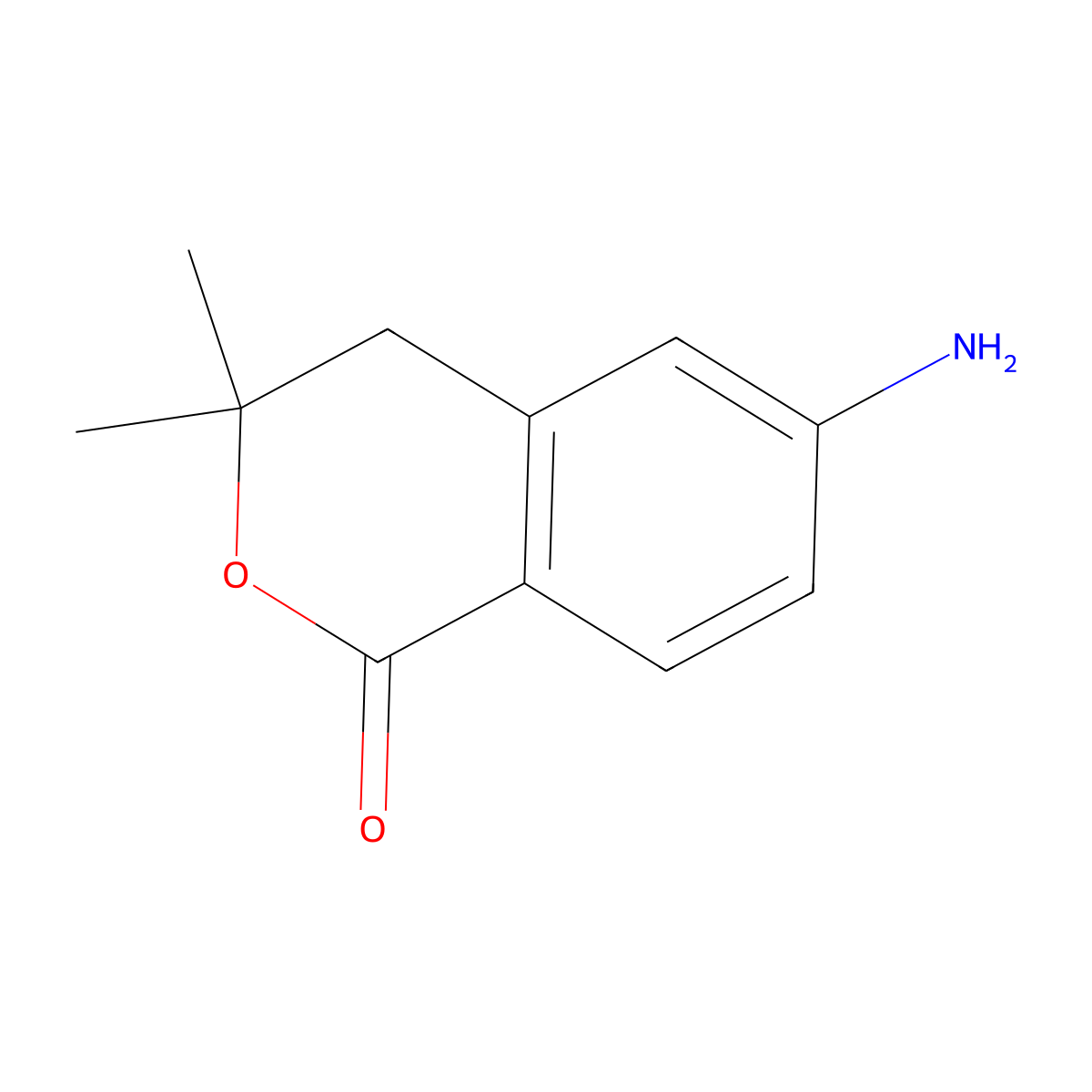 6-Amino-3,3-dimethylisochroman-1-one molecular structure, CAS 2839320-70-4