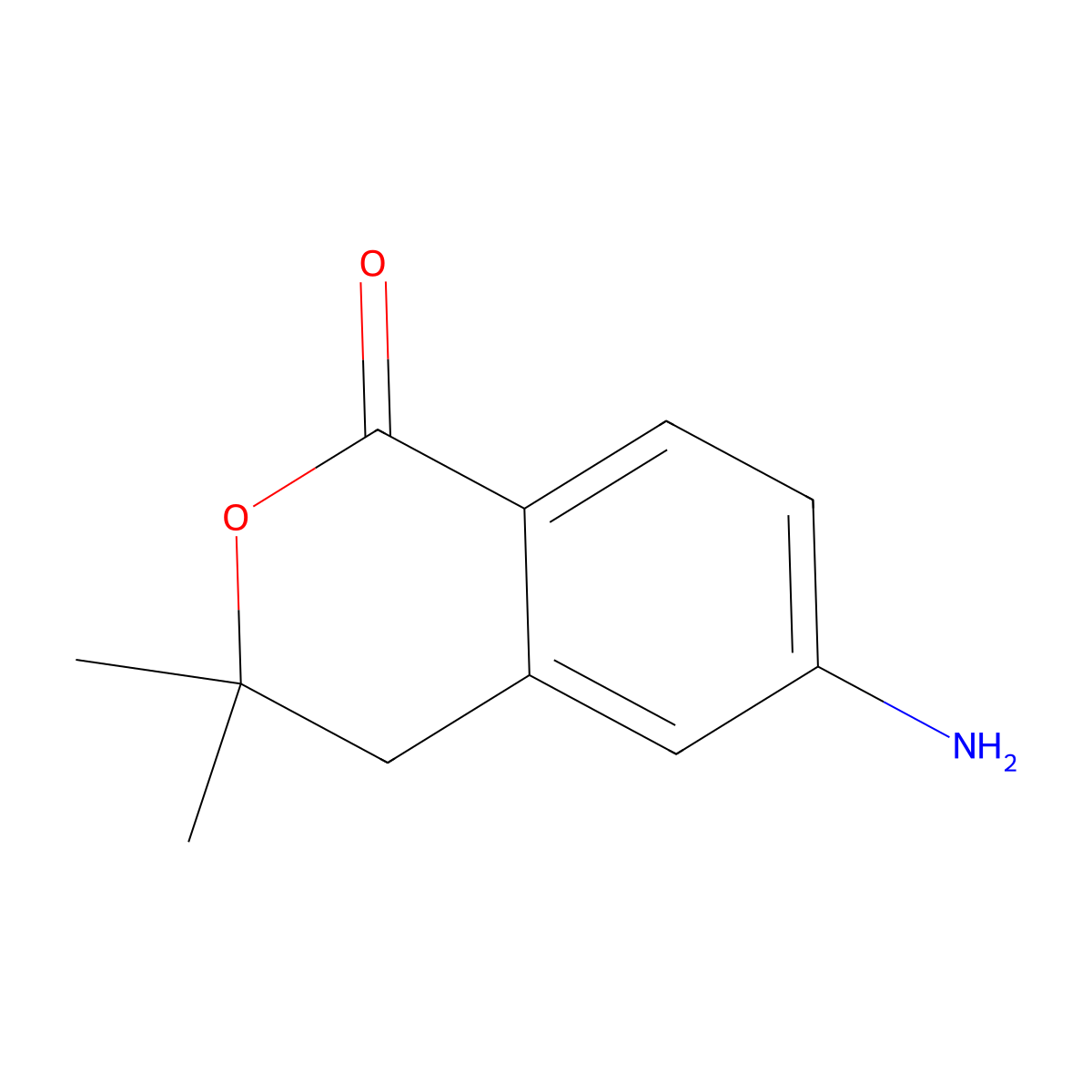 6-Amino-3,3-dimethylisochroman-1-one molecular structure, CAS 2839320-70-4