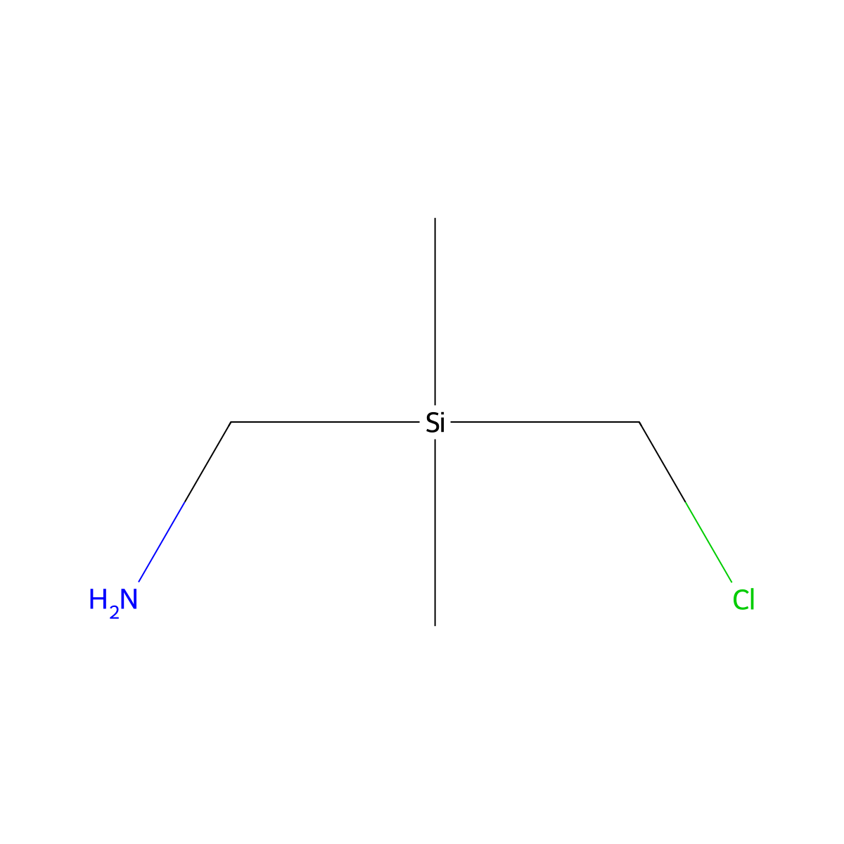 (Aminomethyl)(chloromethyl)dimethylsilane molecular structure, CAS 2839370-49-7