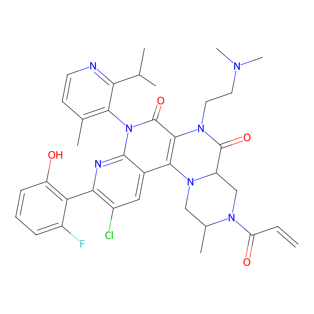 Sosimerasib molecular structure, CAS 2839563-01-6