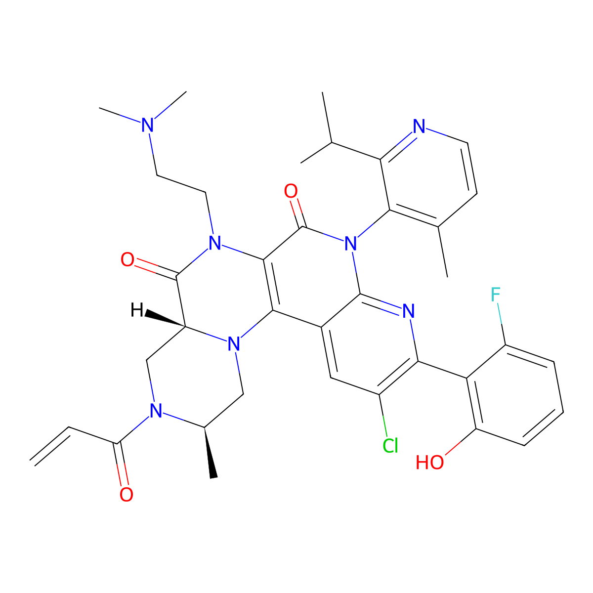 Sosimerasib molecular structure, CAS 2839563-01-6