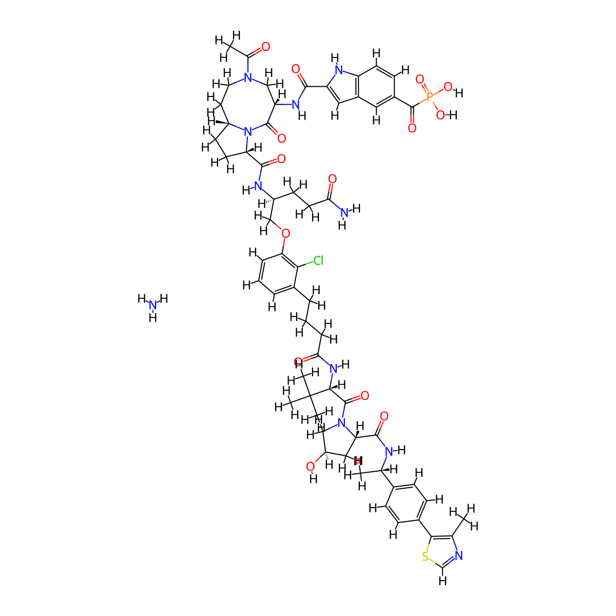 KT-333 ammonium molecular structure, CAS 2839758-34-6