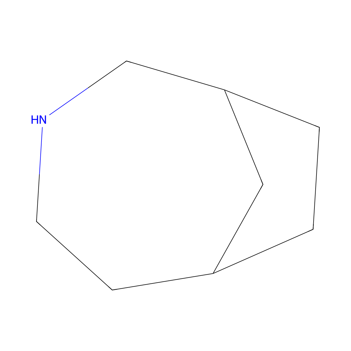 3-Azabicyclo[4.2.1]nonane molecular structure, CAS 284-11-7