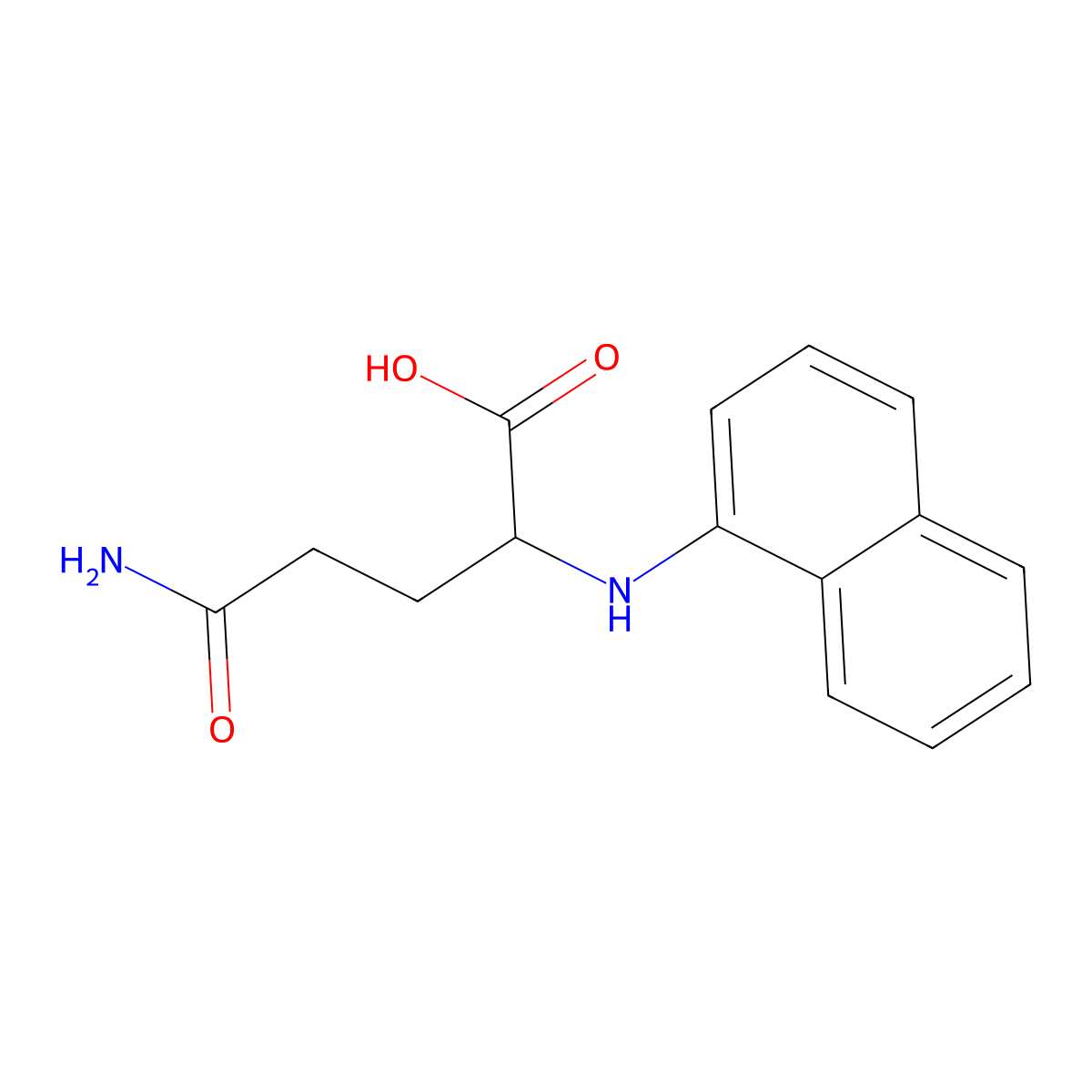 gamma-L-glutamyl-alpha-naphthylamide molecular structure, CAS 28401-75-4
