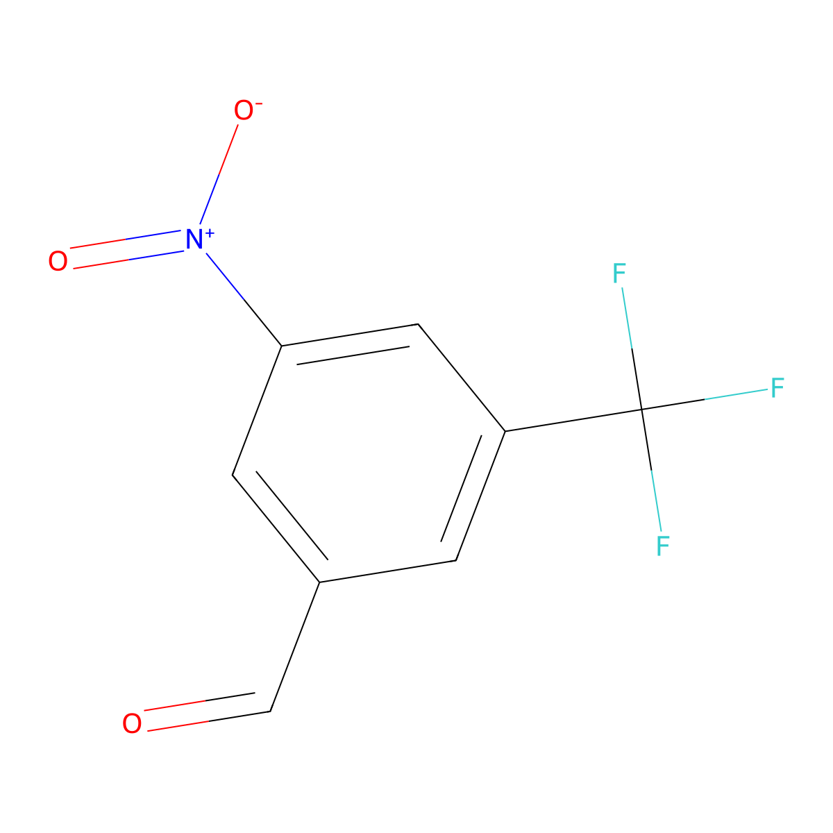3-Nitro-5-(trifluoromethyl)benzaldehyde molecular structure, CAS 284047-98-9