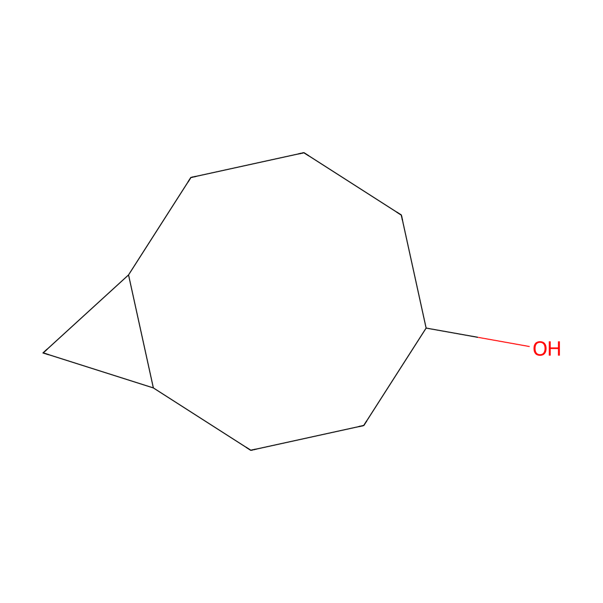 Bicyclo[6.1.0]nonan-4-ol molecular structure, CAS 28405-40-5