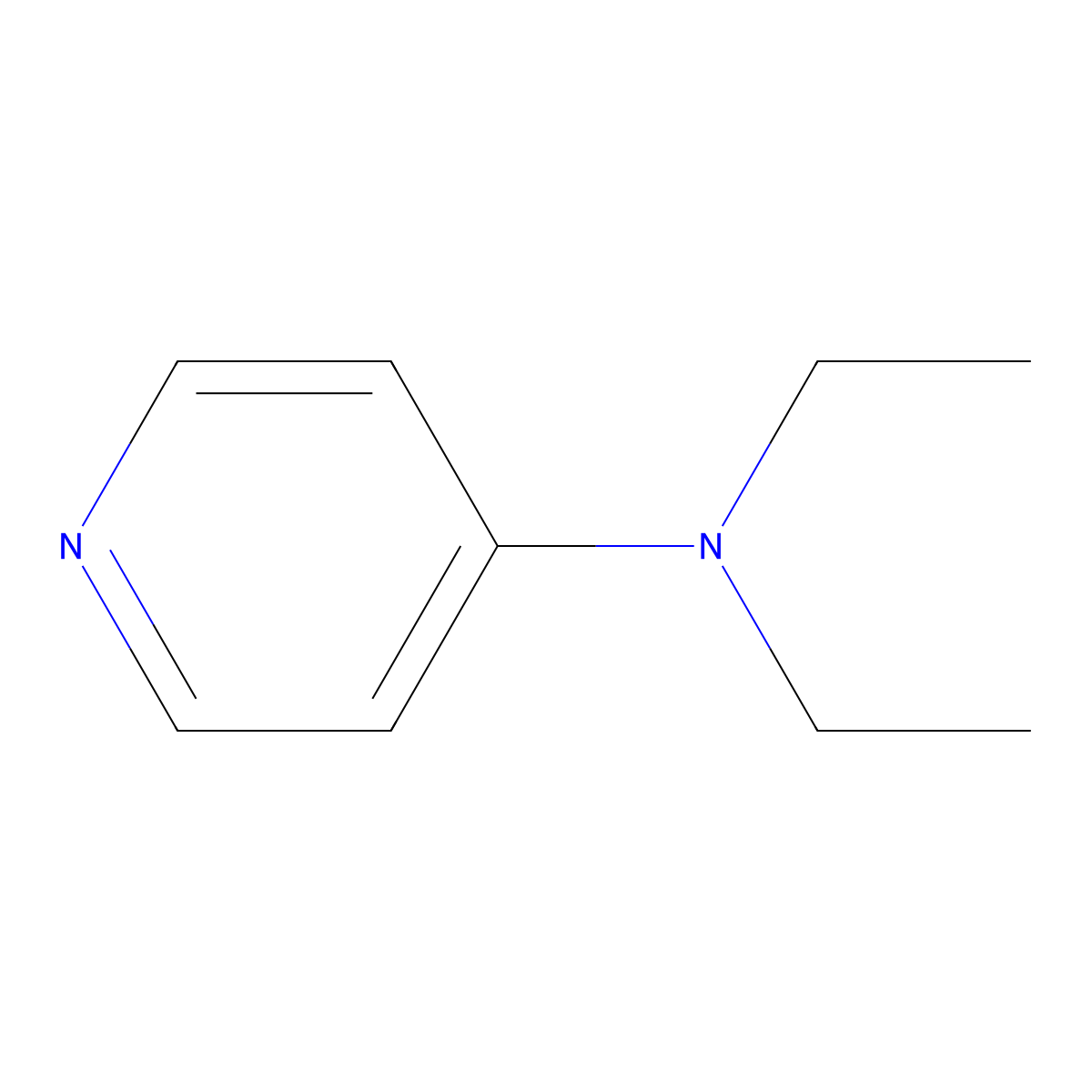 4-Diethylaminopyridine molecular structure, CAS 28405-79-0