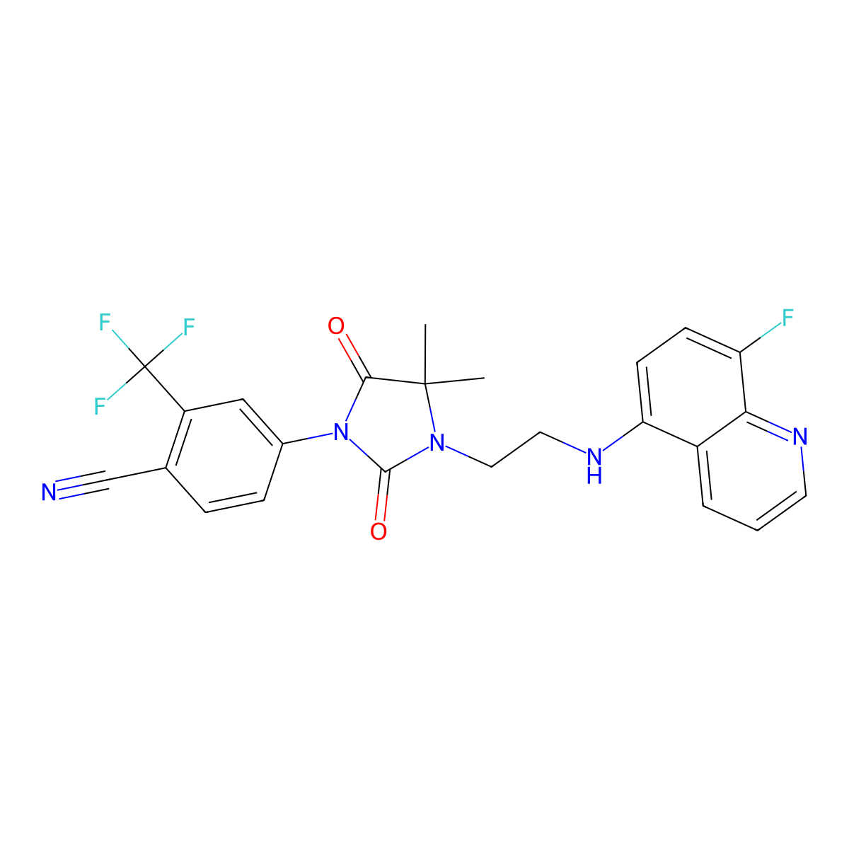 PROTAC AR/AR-V7 degrader-1 molecular structure, CAS 2841308-96-9