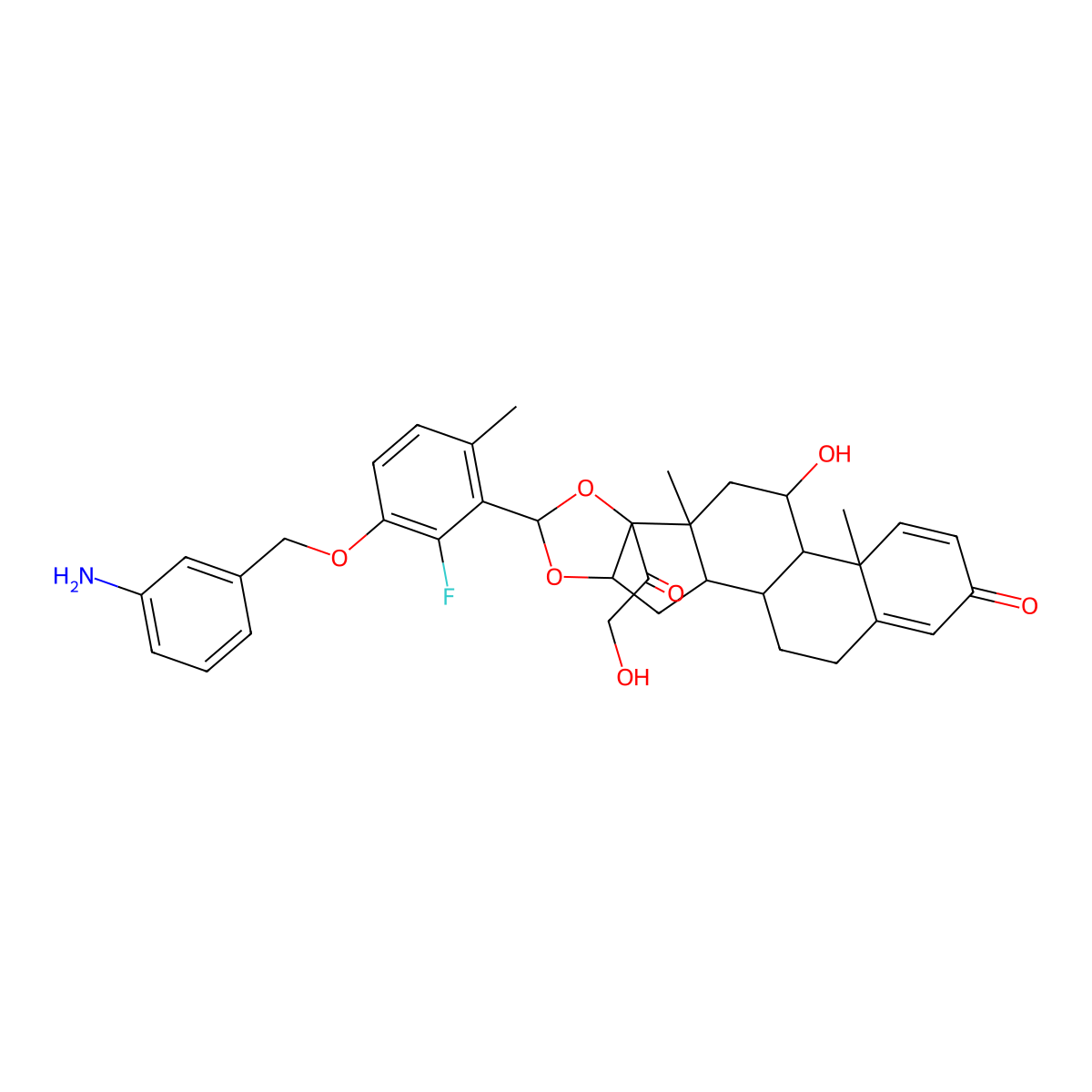Glucocorticoid receptor agonist-3 molecular structure, CAS 2842165-73-3