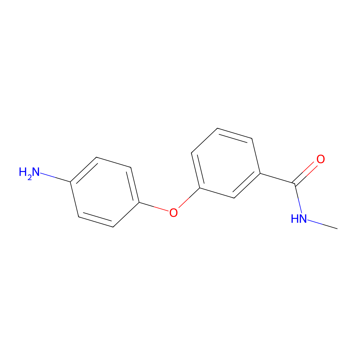 3-(4-Aminophenoxy)-N-methylbenzamide molecular structure, CAS 284462-56-2