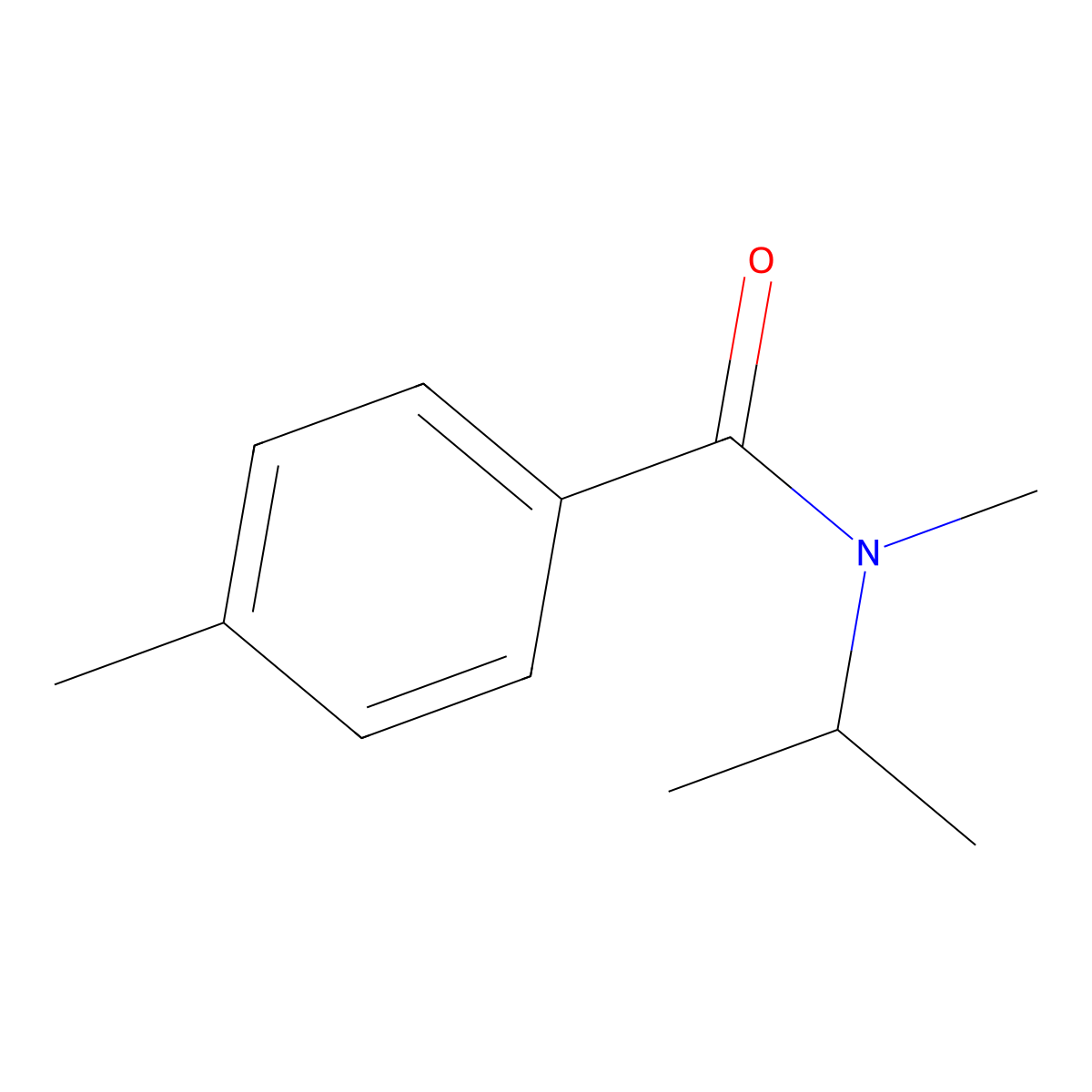 N,4-Dimethyl-N-(1-methylethyl)benzamide molecular structure, CAS 284463-69-0