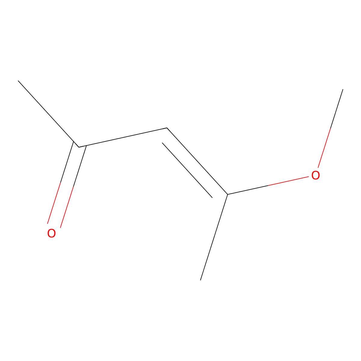 4-Methoxy-3-penten-2-one molecular structure, CAS 2845-83-2