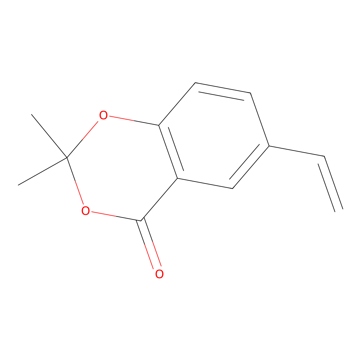 2,2-Dimethyl-6-vinyl-4H-benzo[d][1,3]dioxin-4-one molecular structure, CAS 2845126-27-2