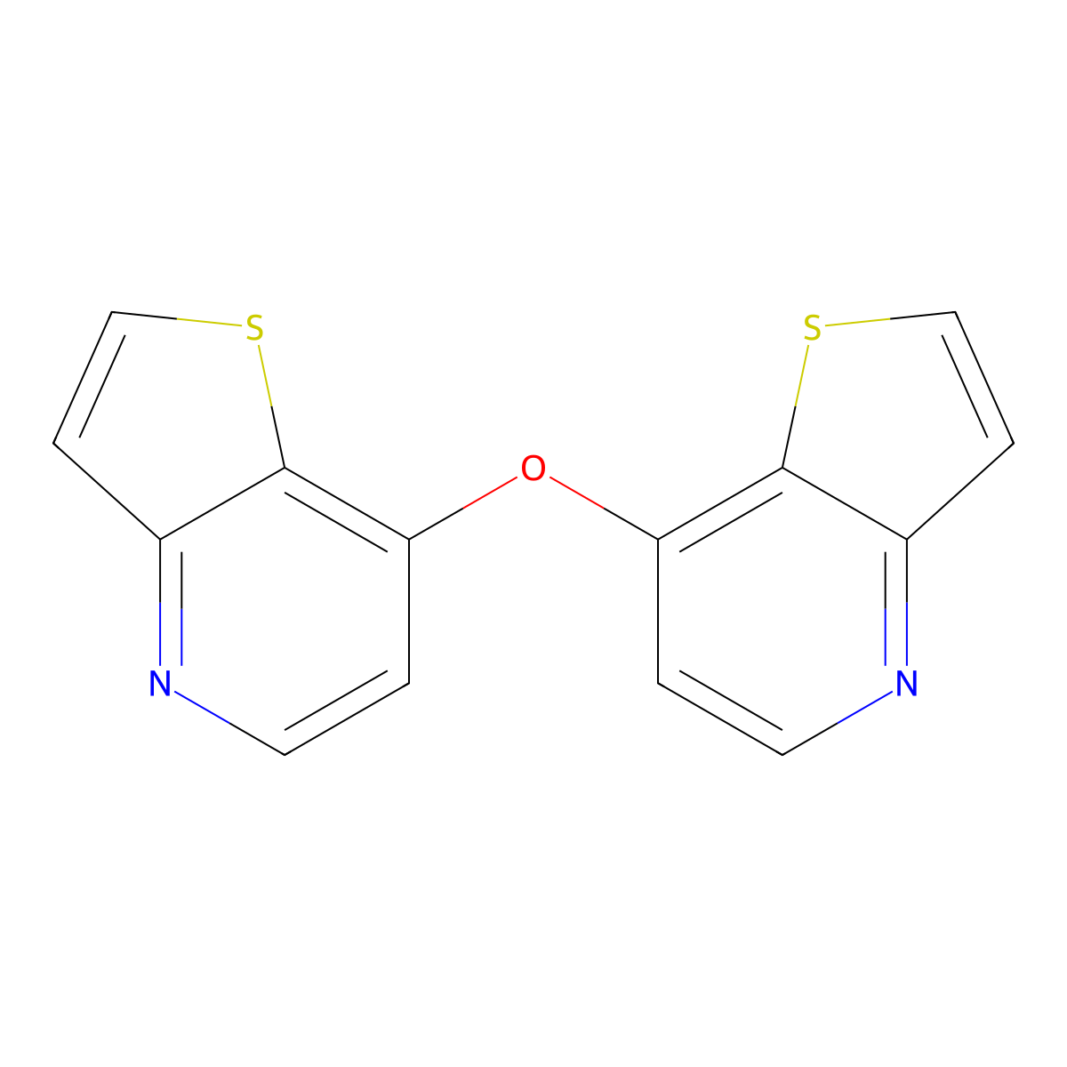 7,7'-Oxydithieno[3,2-b]pyridine molecular structure, CAS 2845127-73-1