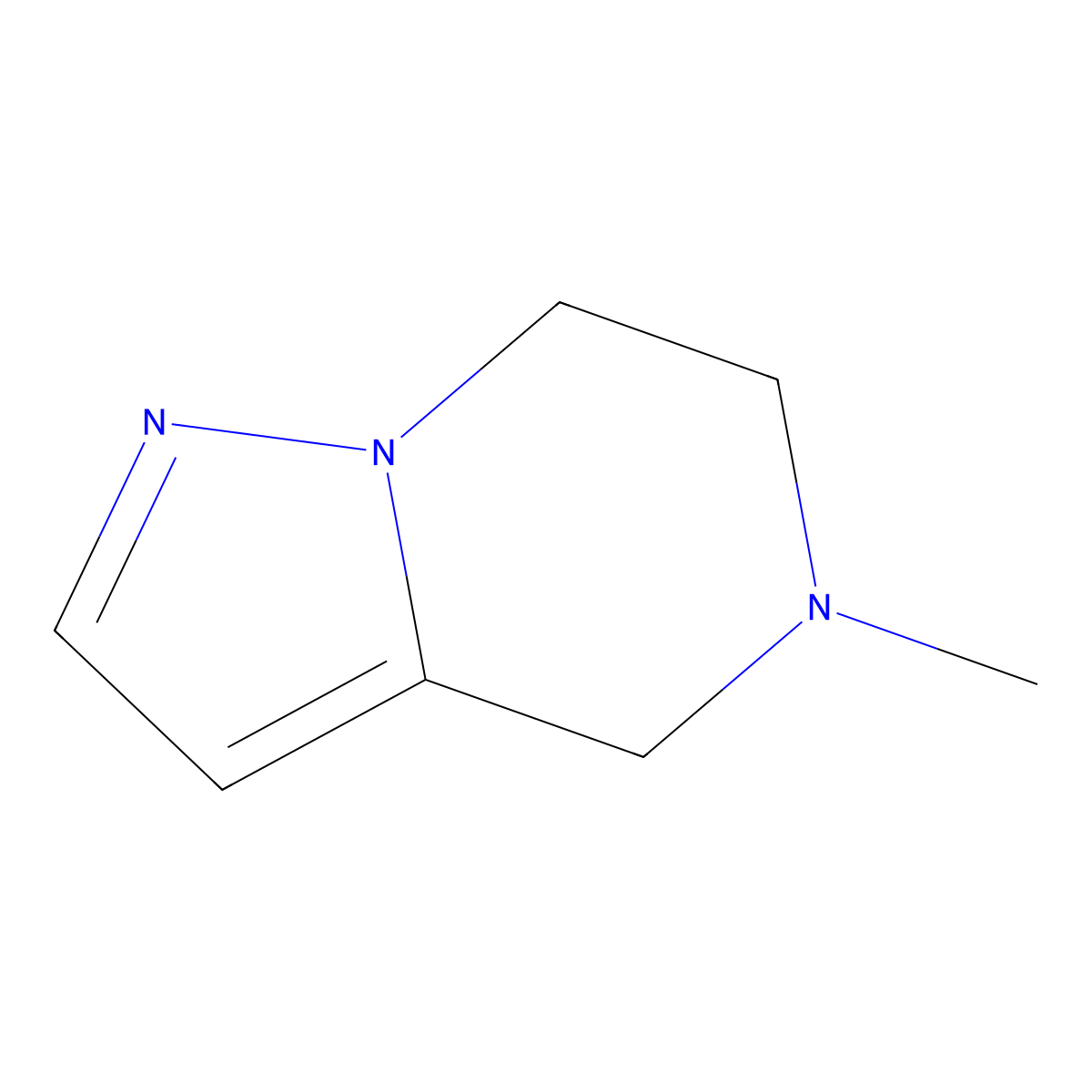 5-Methyl-4H,6H,7H-pyrazolo[1,5-a]pyrazine molecular structure, CAS 2845127-88-8