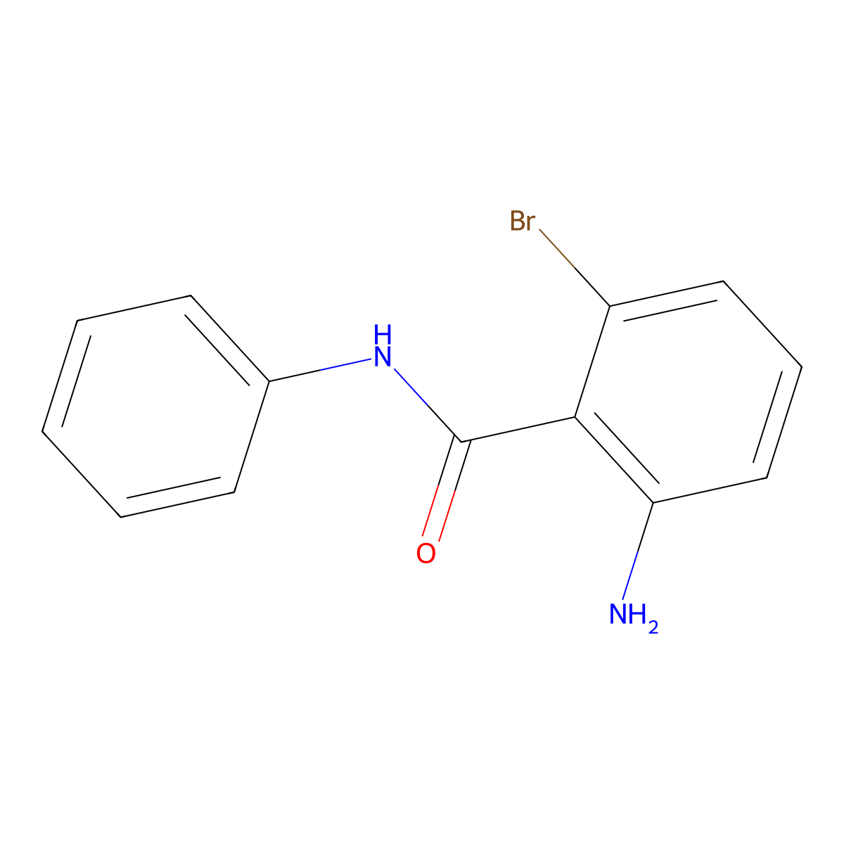 2-Amino-6-bromo-N-phenylbenzamide molecular structure, CAS 2845128-73-4