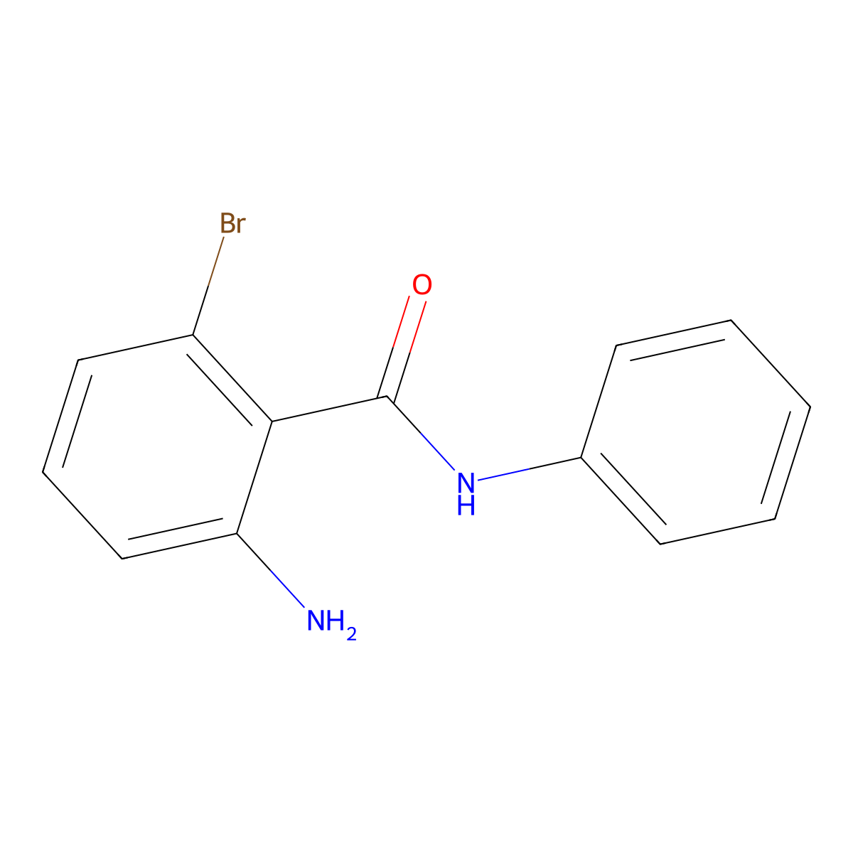 2-Amino-6-bromo-N-phenylbenzamide molecular structure, CAS 2845128-73-4