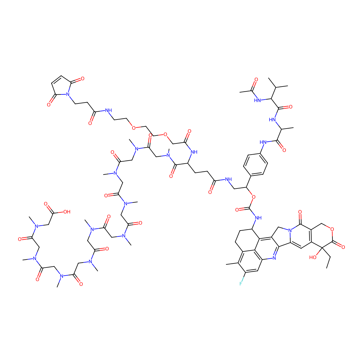 Mipitecan molecular structure, CAS 2845165-06-0