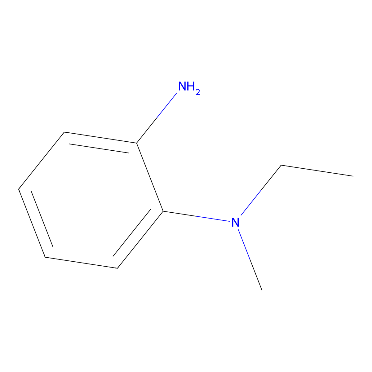 N1-ethyl-N1-methylbenzene-1,2-diamine molecular structure, CAS 28458-64-2