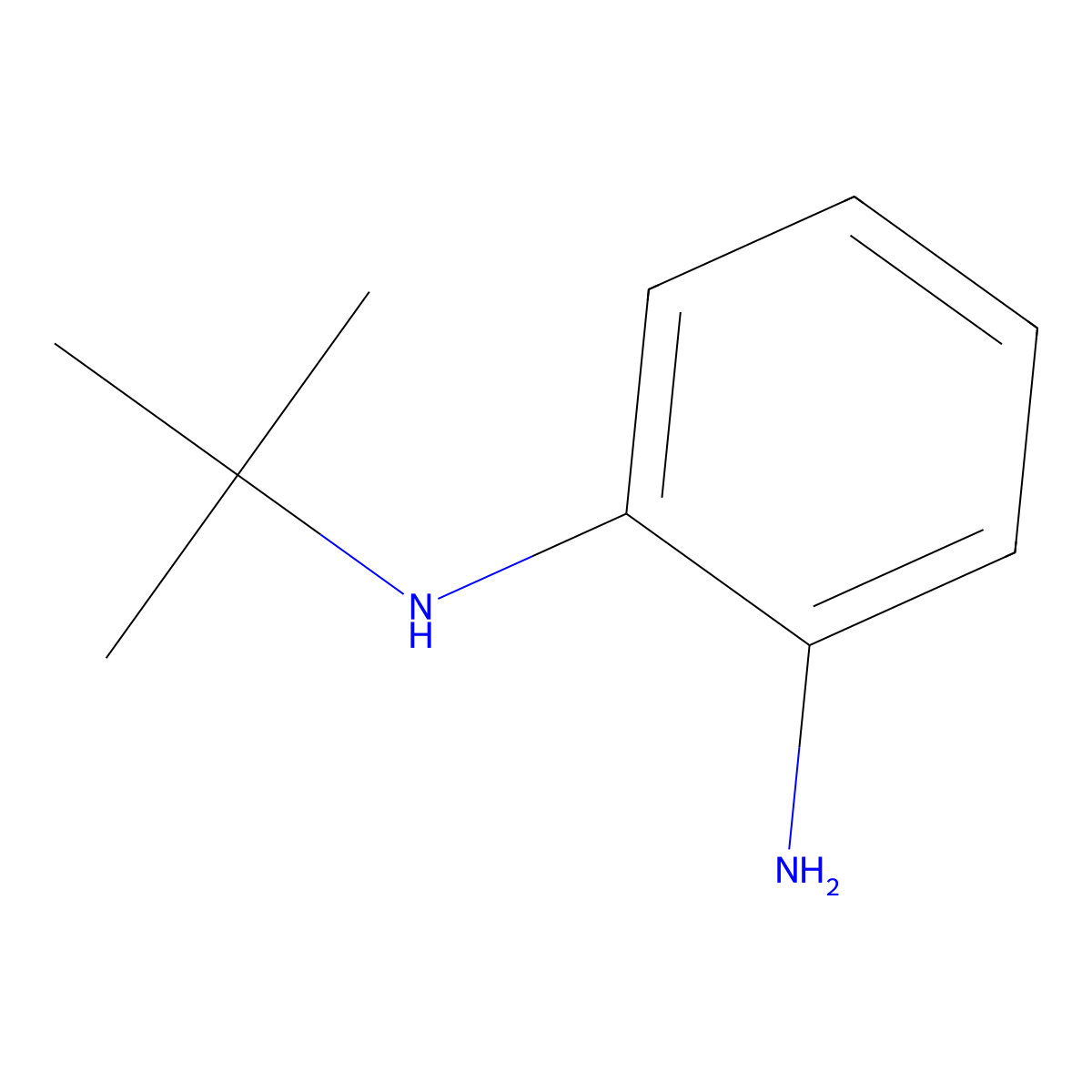1-N-tert-Butylbenzene-1,2-diamine molecular structure, CAS 28458-68-6