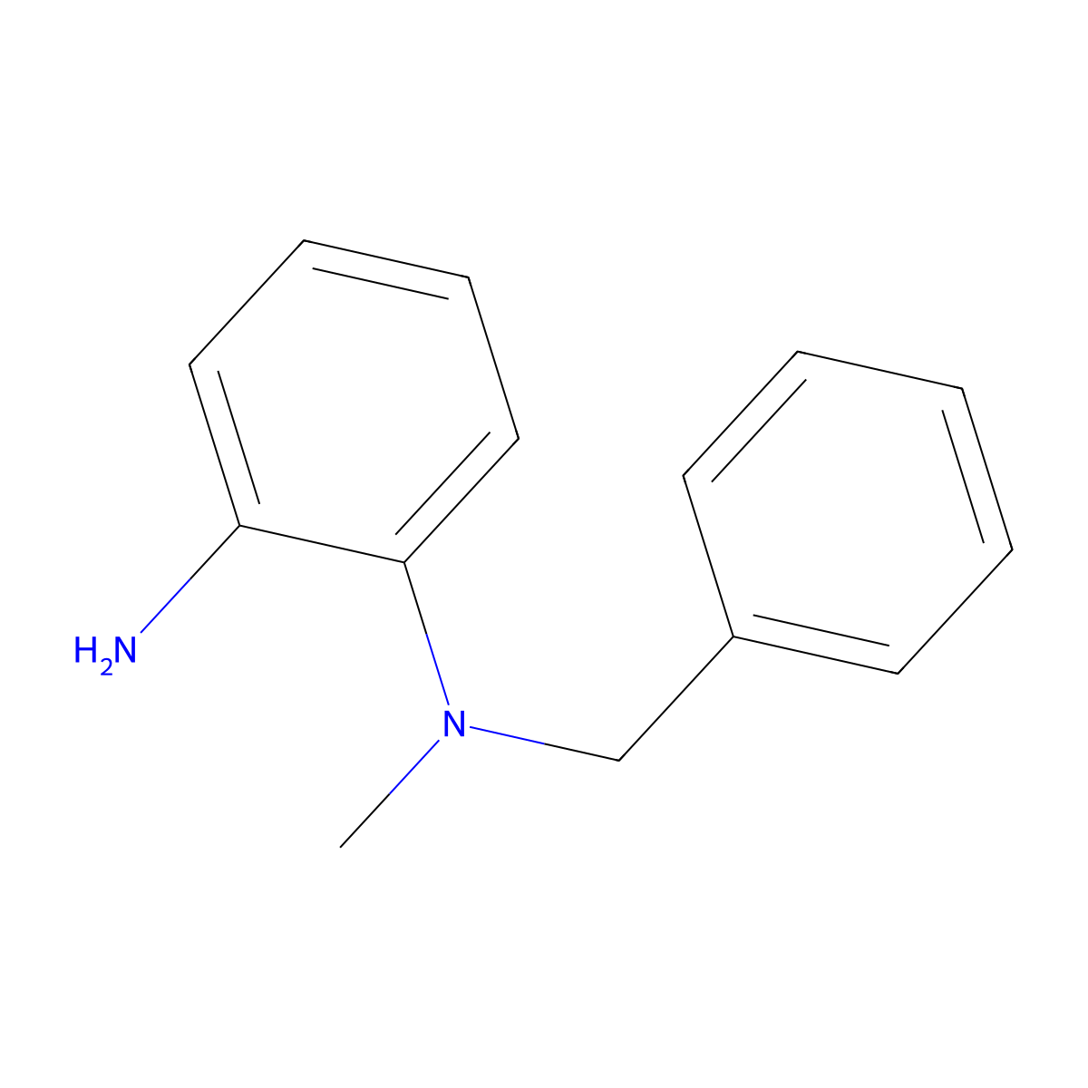 N1-Benzyl-N1-methylbenzene-1,2-diamine molecular structure, CAS 28458-69-7
