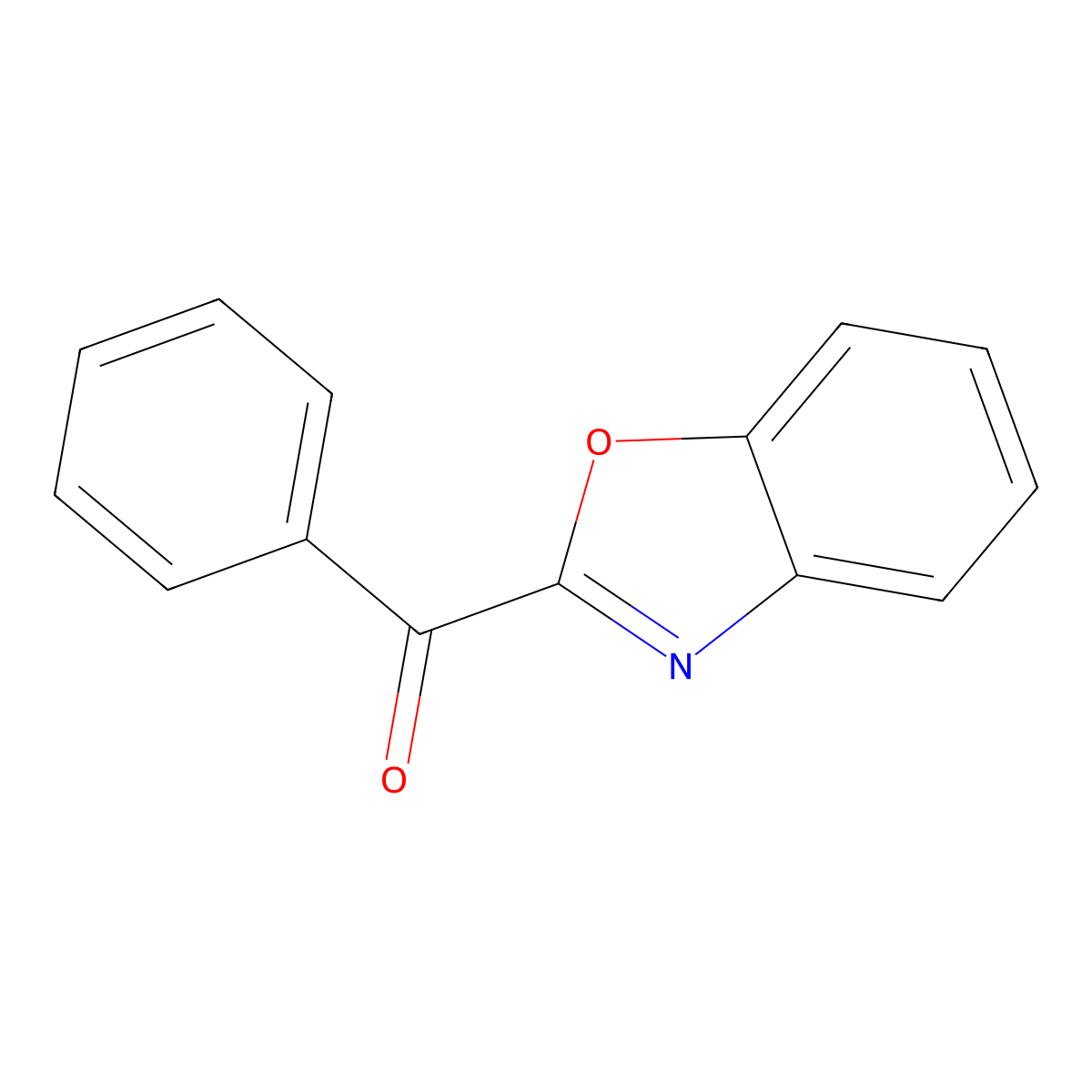 1,3-Benzoxazol-2-yl(phenyl)methanone molecular structure, CAS 28458-93-7