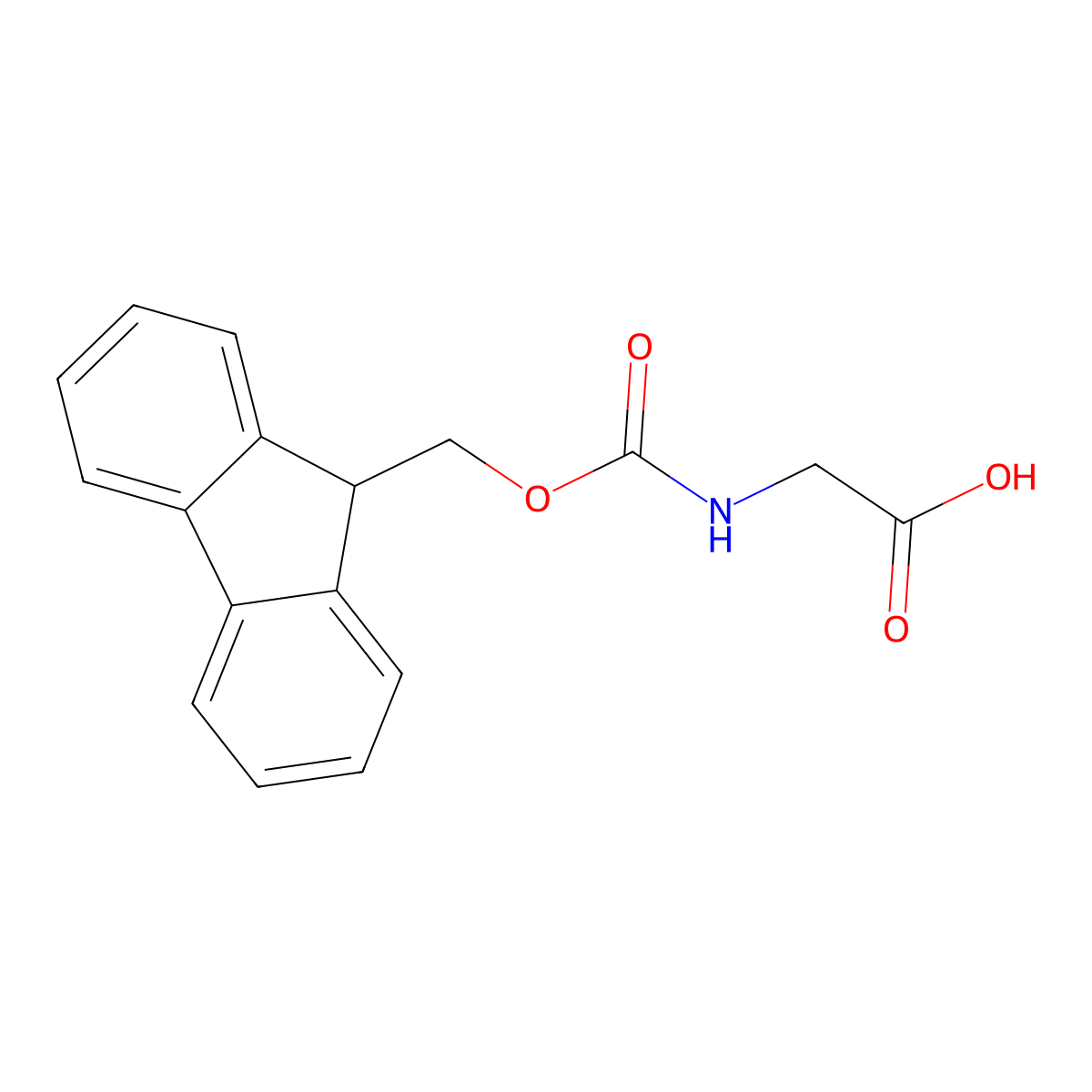 N-(((9H-Fluoren-9-yl)methoxy)carbonyl)(2,2-~2~H_2_)glycine molecular structure, CAS 284665-11-8