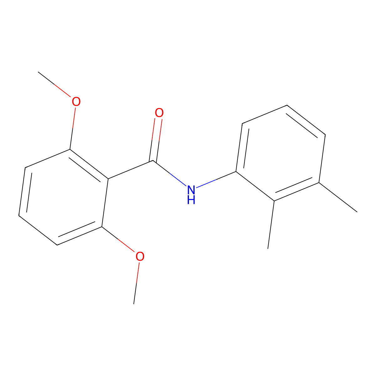 N-(2,3-dimethylphenyl)-2,6-dimethoxybenzamide molecular structure, CAS 284679-98-7