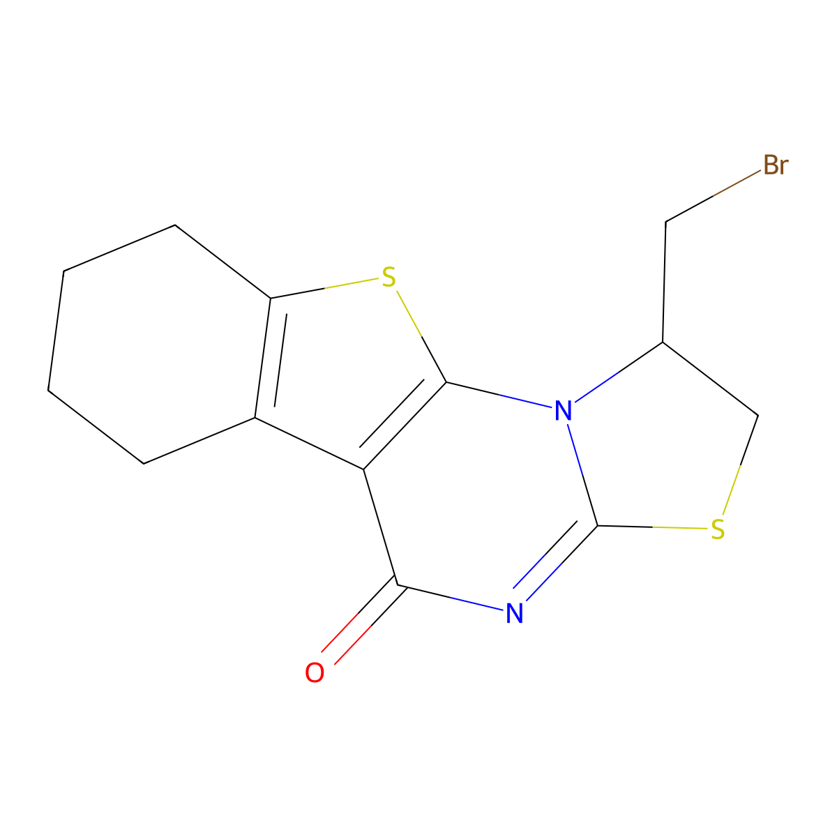 C13H13BrN2OS2 molecular structure, CAS 284687-87-2