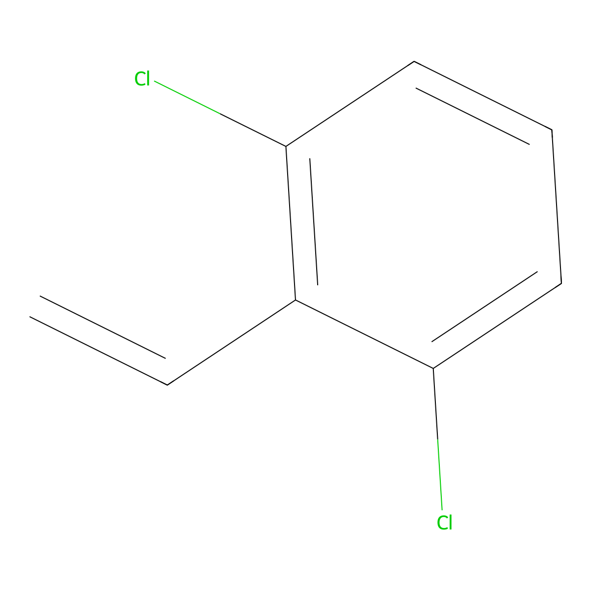 2,6-Dichlorostyrene molecular structure, CAS 28469-92-3