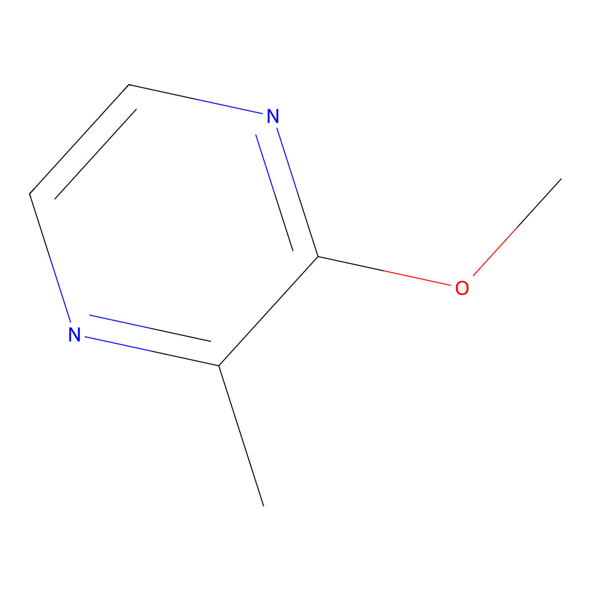 2-Methoxy-3-methylpyrazine molecular structure, CAS 2847-30-5